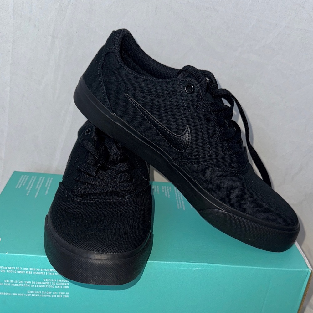 Nike Black Canvas Sneakers